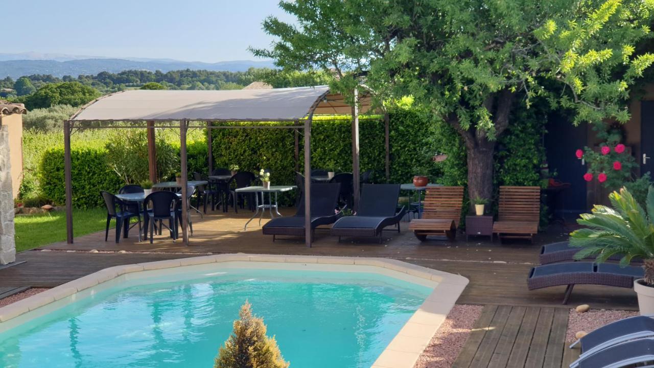 Le Jardin D'Ivana Chambres D'Hotes B&B Avec Piscine Chauffee Oppede Bagian luar foto
