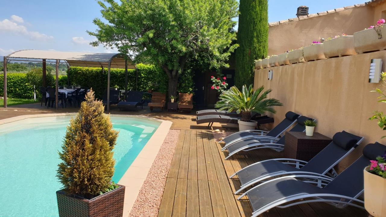 Le Jardin D'Ivana Chambres D'Hotes B&B Avec Piscine Chauffee Oppede Bagian luar foto